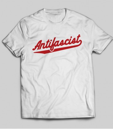 Camiseta Antifascist Blanca - We Resist