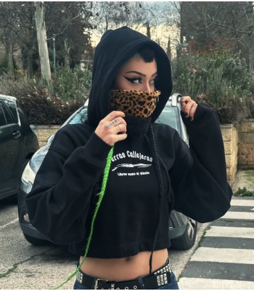 Sudadera Croptop Perras Callejeras