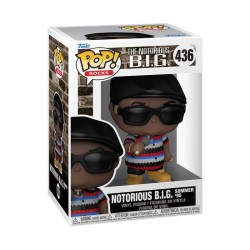 Notorious B.I.G POP! Rocks Vinyl Figura Biggie - Beat The Summer Jam 9 cm
