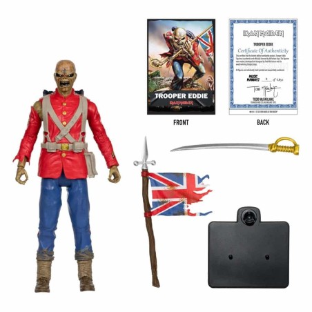 Figura Eddie Iron Maiden The Trooper Music Maniacs McFarlane Toys