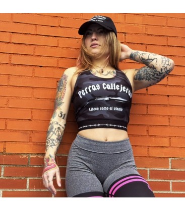 Top deportivo Perras Callejeras Fght Grrrl