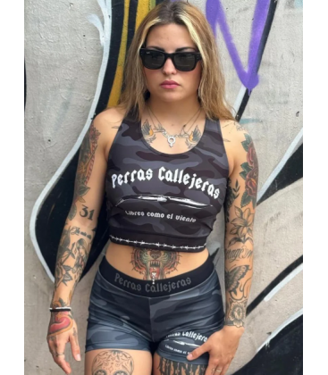 Top deportivo Perras Callejeras Fght Grrrl