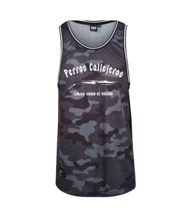 Camiseta tirantes Perros Callejeros Dark Camo