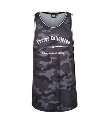 Camiseta tirantes Perros Callejeros Dark Camo