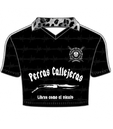 Camiseta Futbol Croptop Perras Callejeros F.C.