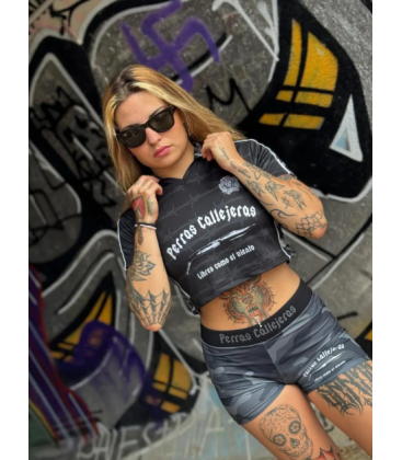 Camiseta Futbol Croptop Perras Callejeros F.C.