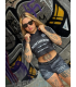 Camiseta Futbol Croptop Perras Callejeros F.C.