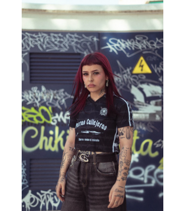 Camiseta Futbol Croptop Perras Callejeros F.C.