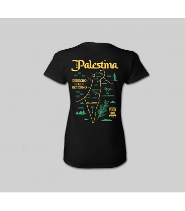 Camiseta Mujer Free Palestina - WE RESIST