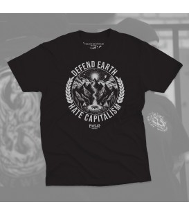 Camiseta Unisex Defend Earth Hate Capitalism - FREELIFE