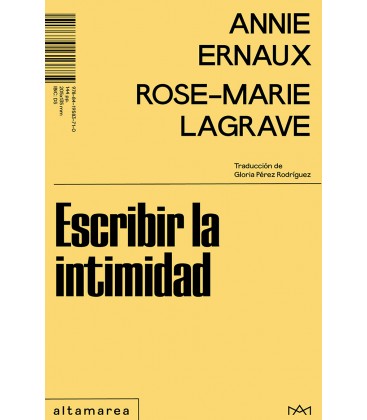 Escribir la intimidad - Altamarea