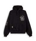 Sudadera capucha The Shelter Boxy Black - Grimey Wear