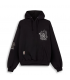 Sudadera capucha The Shelter Boxy Black - Grimey Wear