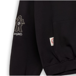 Sudadera capucha The Shelter Boxy Black - Grimey Wear
