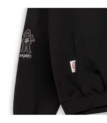 Sudadera capucha The Shelter Boxy Black - Grimey Wear
