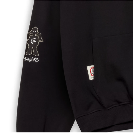 Sudadera capucha The Shelter Boxy Black - Grimey Wear