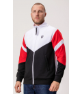 Track Top “Messina” White Black/Red - PgWear
