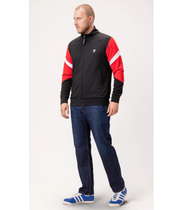 Track Top “Messina” Black Red/White - PgWear