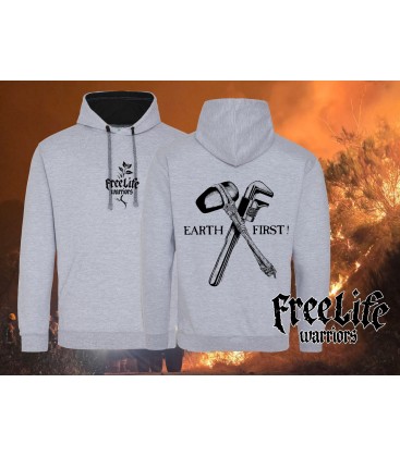 Hoodie earth First - FREELIFE