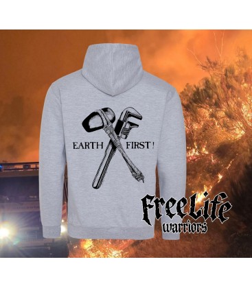 Hoodie earth First - FREELIFE