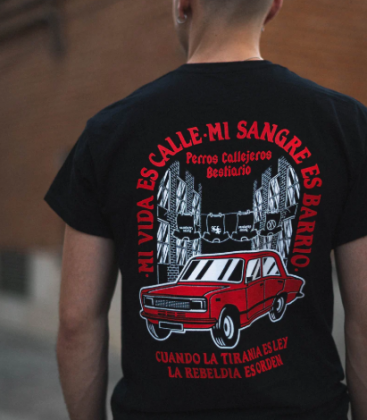 Camiseta Perros Callejeros x Bestiario - WE RESIST