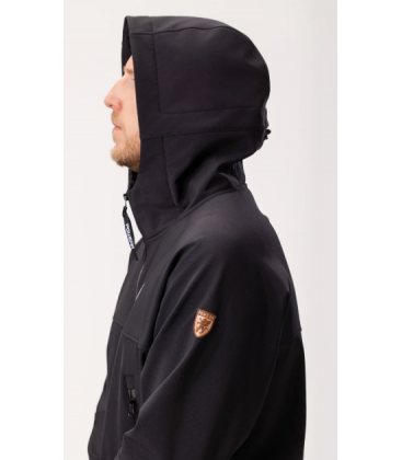 Full Face Softshell Jacket “Struggle” Black - PgWear