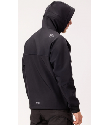 Full Face Softshell Jacket “Struggle” Black - PgWear