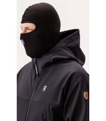 Full Face Softshell Jacket “Struggle” Black - PgWear