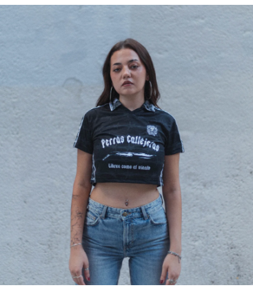 Camiseta Futbol Croptop Perras Callejeras F.C.