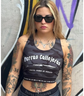 Top deportivo Perras Callejeras Fght Grrrl