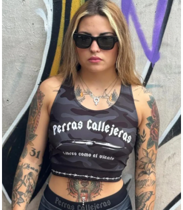 Top deportivo Perras Callejeras Fght Grrrl