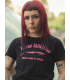 Camiseta mujer letras rosas Perras Callejeras