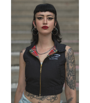 Chaleco CropTop Harrington - Perras Callejeras