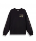 Camiseta De Manga Larga Sampans Black - Grimey Wear