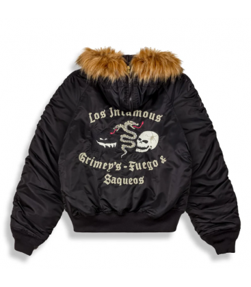 Chaqueta The Planet N-2B Flight Black - Grimey Wear