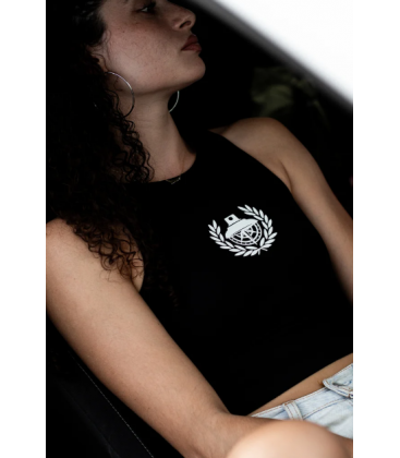 CROP TOP BLACK SC - SINNERS