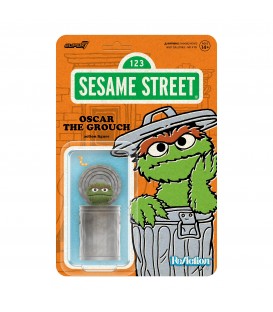 Sesame Street ReAction Figures Wave 02  Oscar The Grouch - Super7