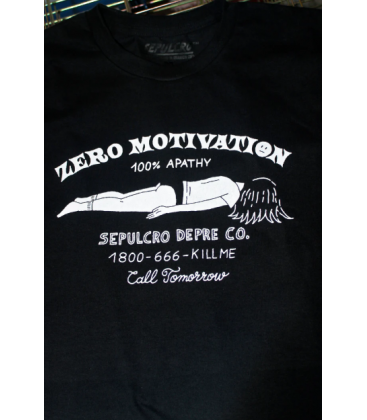 Camiseta Zero Motivation - Sepulcro