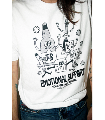 Camiseta Emotional Support - Sepulcro