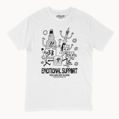 Camiseta Emotional Support - Sepulcro