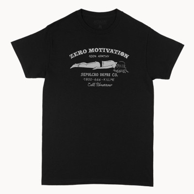 Camiseta Zero Motivation - Sepulcro