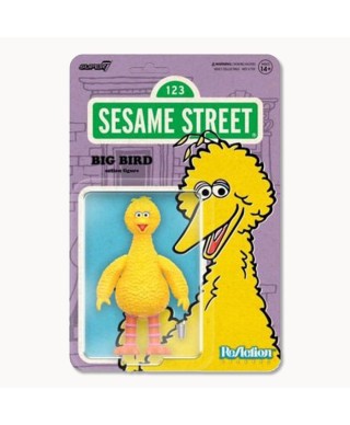 Sesame Street ReAction Figures Wave 03  Big Bird - Super7