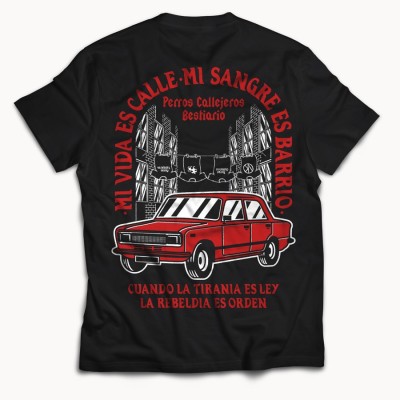 Camiseta Perros Callejeros x Bestiario