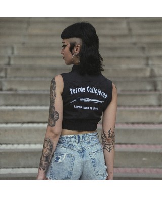 Chaleco CropTop Harrington - Perras Callejeras