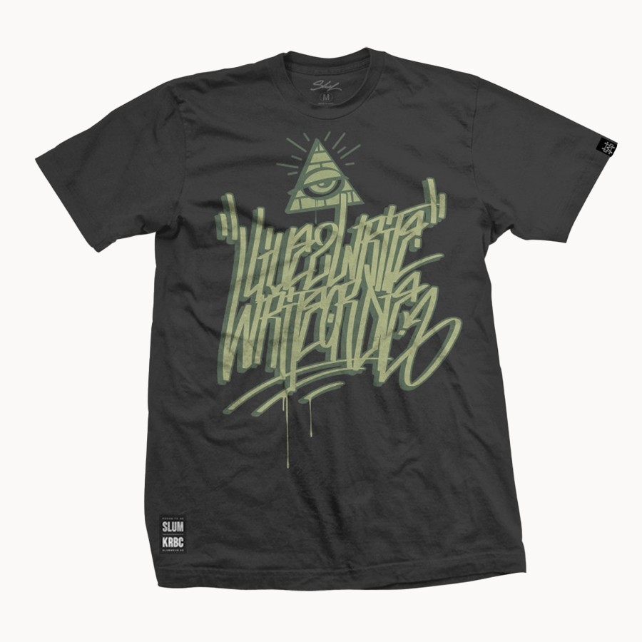 Camiseta Live to Write Black – Slum Wear