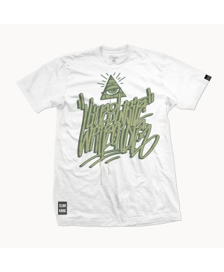 Camiseta Live to Write White – Slum Wear
