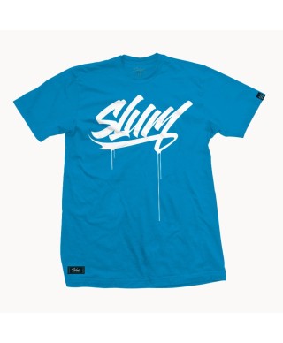 Camiseta Tag Atoll Blue / White – Slum Wear