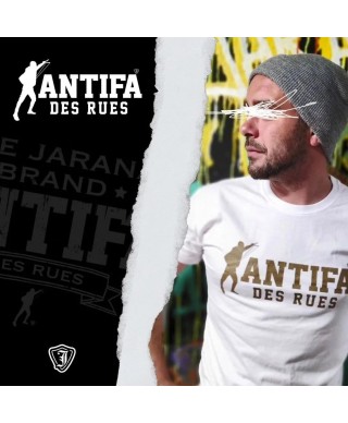 Camiseta Blanca Antifa Des Rues - Jaraneros