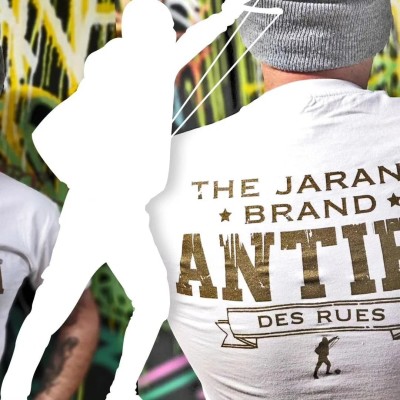 Camiseta Blanca Antifa Des Rues - Jaraneros