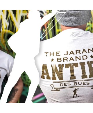 Camiseta Blanca Antifa Des Rues - Jaraneros